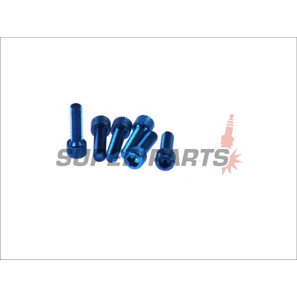 Σετ βιδών -VICMA- M6x20mm, μπλε, 6τεμ.