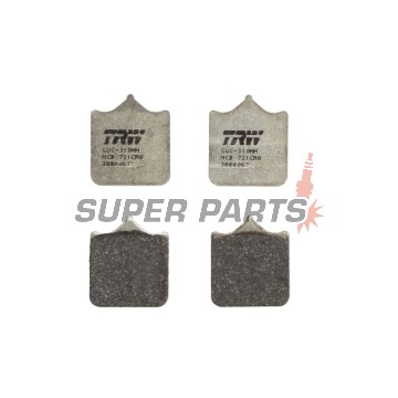 Τακάκια φρένων -TRW- MCB721CRQ, Aprilia RSV1000/Tuono 1000 (1998-2011); Benelli Tornado Tre 900 (2002-2005); Ducati 748/749/996/998/999/Monster S4RS (2001-2008); Husqvarna SM/SMR/SMS/STR 450-630 (2004-2012); KTM Duke/LC8/SM/SMC/Super Duke/Supermoto 690-99