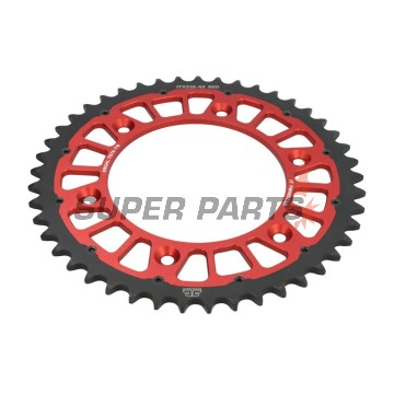 Πίσω γρανάζι -JT- JTX210,45RED, 45 δόντια, κόκκινο, υβριδικό, Betamotor RR 125 2018-2021, RR 250 2013-2021, RR 400 2013-2016, RR 450 2013-2014, Honda CR 125 1983-2007, CR 250 1984-2008, CR 500 1984-2001, CRF 150 2003-2018, CRF 230 2003-2017