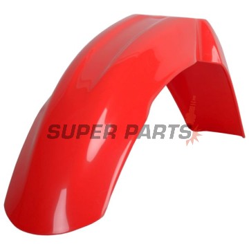 Μπροστινό φτερό Supermoto -POLISPORT- κόκκινο, HONDA CR 125/250 2000-2001