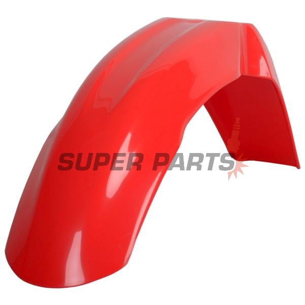 Μπροστινό φτερό Supermoto -POLISPORT- κόκκινο, HONDA CR 125/250 2000-2001