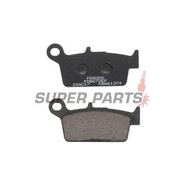 Τακάκια φρένων -FERODO- FDB672EF, Kymco Cobra/Top Boy/ZX Fever, Peugeot SV, Sachs SR Samba 50-125 1993-2007