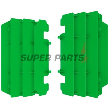 Προστατευτικά ψυγείου -POLISPORT- πράσινο, KAWASAKI KX 125/250 1997-2005