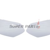 Πίσω πλαϊνά πλαστικά -POLISPORT- λευκά, YAMAHA YZ 85 2002-2014