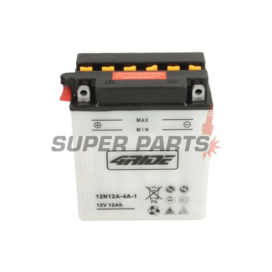 Μπαταρία -4 RIDE- 12N12A-4A-1 4RIDE, 12Ah 12V