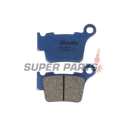Τακάκια φρένων -BREMBO- 07BB27TT, BMW G450X 2008/Husqvarna CR125, SM450R-RR, SM510R, TC250-510, TE250-510, WR125 2005-2011/KTM EXC, EXC-F, MX, SMR, SX, SX-F 125-560 2000-2011/SWM MC250S, RS125R-340S, SM125R 2016