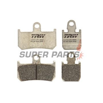 Τακάκια φρένων -TRW- MCB795CRQ, Yamaha FZ1 1000N/MT-01 1700/VMX V-Max 1700/YZF-R1 1000 (2004-2016)