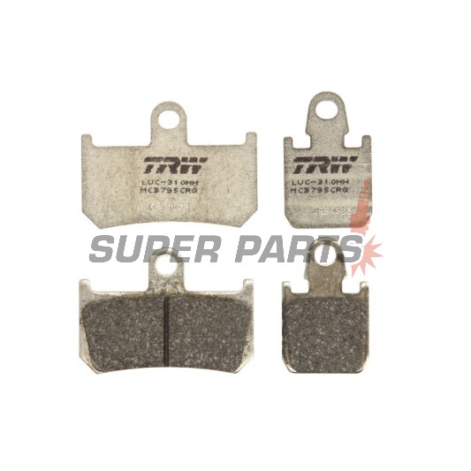 Τακάκια φρένων -TRW- MCB795CRQ, Yamaha FZ1 1000N/MT-01 1700/VMX V-Max 1700/YZF-R1 1000 (2004-2016)