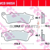 Τακάκια φρένων -TRW- MCB840SH, Honda GL1800 Gold Wing/Goldwing ABS/F6B/F6C Valkyrie (2001-2017)