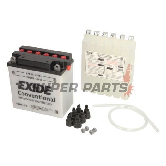 Μπαταρία -EXIDE- 12N9-3B, 9Ah 12V