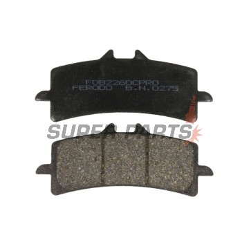 Τακάκια φρένων -FERODO- FDB2260CPRO, Aprilia RSV4 1000, Ducati 848/1098/1198/1299, Hypermotard 1100, Monster 1200, Multistrada 1200/1260, Panigale 1199/1299, Streetfighter 1099, Husaberg FS 650, Husqvarna FS 450/Nuda 900, Kawasaki H2/ZX-10R/Z1000, KTM 450