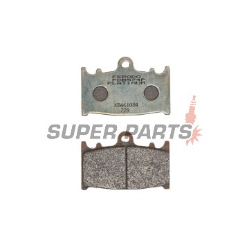 Τακάκια φρένων -FERODO- FDB574P, Kawasaki GPZ/Versys/Vulcan/Zephyr/Ninja/ZXR/ZZR, Suzuki Bandit/GSR/GSX-F/GSX-R/RGV/SV/Intruder 250-2000 1990-2015