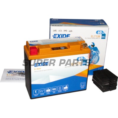 Μπαταρία -EXIDE- ELT12B, 60Wh (5Ah), 12V, Lithium-ion