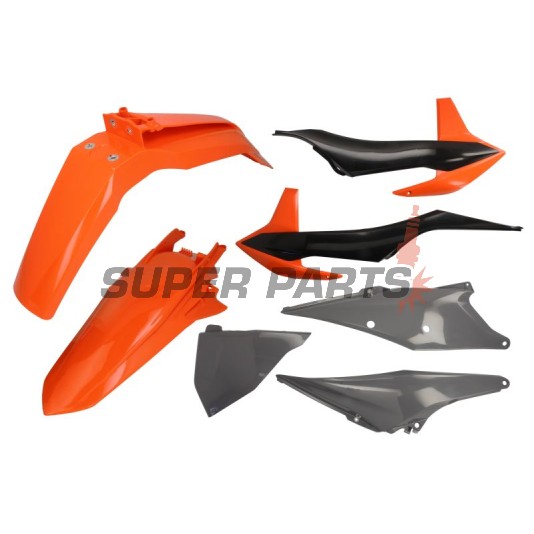 Σετ πλαστικών -POLISPORT- KTM EXC, EXC-F 150-500 2020-2021