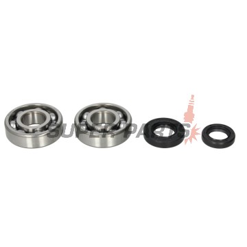 Σετ ρουλεμάν και τσιμουχών στροφάλου -ALL BALLS- Honda CR 80 1985-2002, CR 85 2003-2007