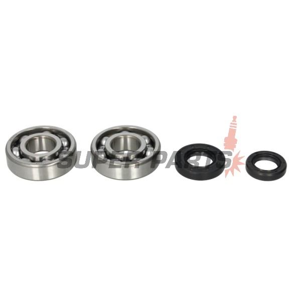 Σετ ρουλεμάν και τσιμουχών στροφάλου -ALL BALLS- Honda CR 80 1985-2002, CR 85 2003-2007