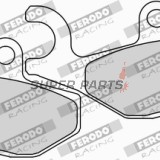 Τακάκια φρένων -FERODO- FDB2142EF, Aprilia SR, Sportcity; Derbi Boulevard; Vespa/Piaggio 946, Beverly, Carnaby, Fly, GT, GTS, GTV, Granturismo, Hexagon, Liberty, MP3, Primavera, Skipper, Sprint, Typhoon, X7, X8, X9, X10 (2000-2017)