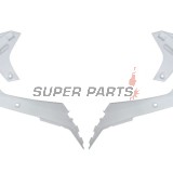 Μπροστινά πλαϊνά πλαστικά -POLISPORT- λευκά, KAWASAKI KX 250/450 2019-2023