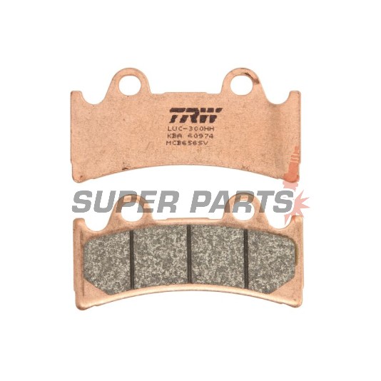 Τακάκια φρένων -TRW- MCB656SV, Triumph Daytona 900 Super III + Yamaha FZR1000 Genesis Exup/YZF750R-SP (1993-1998)
