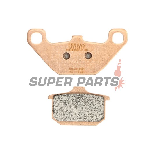 Τακάκια φρένων -FERODO- FDB339ST, Kawasaki EL/ZL Eliminator, EN/VN Vulcan, GPZ Ninja/Uni Trak, GTR, Z/ZX Turbo 250-1500 1983-2000
