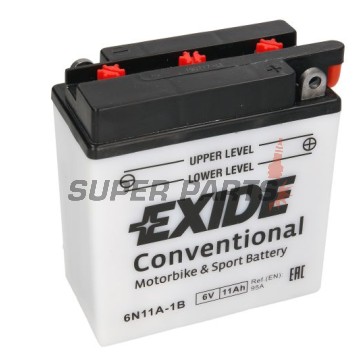 Μπαταρία -EXIDE- 6N11A-1B, 11Ah 6V