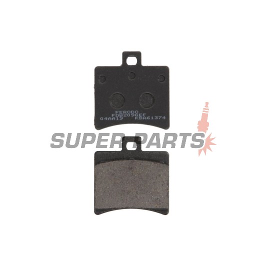 Τακάκια φρένων -FERODO- FDB2090EF, Aprilia Atlantic 125-500, Leonardo 250-300, RS 125, SR 50, Scarabeo 50-500, Sportcity 125-300, Benelli Velvet 125-250, Beta Eikon 50-150, Malaguti F18 125, Madison 125-500, Password 250, Phantom Max 125-200, Spider Max 5