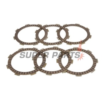 Σετ δίσκων συμπλέκτη -4 RIDE- TCS1191, Honda CB 250/CM 250 Custom/CMX 250 Rebel/CRF 150 (2007-2020)/Kawasaki KMX 125/KX 80-100-85 (1998-2013)/Suzuki RM 100 (2003-2008)/Loncin Conqueror 200 (2005-2006)