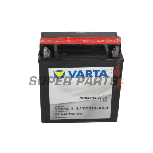 Μπαταρία -VARTA- YTX16-BS-1, 14Ah 12V