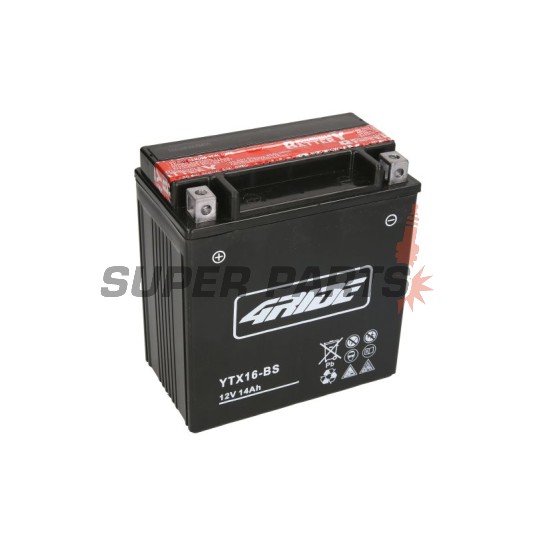 Μπαταρία -4 RIDE- YTX16-BS 4RIDE, 14Ah 12V