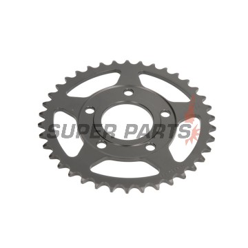 Πίσω γρανάζι -JT- JTR604,38, 38 δόντια, ατσάλινο, Gilera Crono 125 1991-1992, MX 125 1989-1991, MX 1 125 1988-1989, SP 125 1988-1992, Honda CRM 125 1990-1999, NSR 125 1989-2002