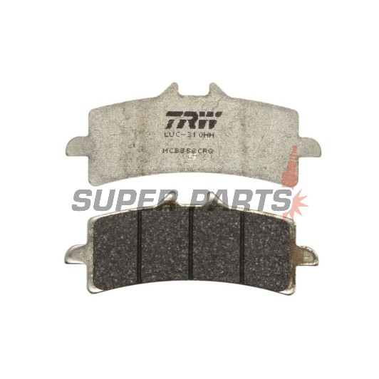 Τακάκια φρένων -TRW- MCB858CRQ, Aprilia RSV4 1000, BMW S1000RR HP4, Ducati Panigale 1199/1299, Kawasaki H2 & ZX-10R, KTM RC8 1190 & Super Duke 1290, MV Agusta F4/F3, Suzuki Hayabusa & GSX-R 1000, Triumph Daytona 675 & Speed Triple 1050