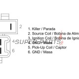 CDI -DZE- HONDA CG, SDH, XL; YAMAHA YFM 125-500 1976-2015