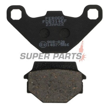 Τακάκια φρένων -FERODO- FDB314EF, Aprilia Tuareg 600, Buell M2/S1/S3 1200, Gas Gas Enducross 125, Husqvarna CR/TE/WR 125-510, Kawasaki GPZ/KL Tengai/KLE/KLR/KX/ZR 250-650, Kymco CK1 125, Suzuki GT 80 1981-2015