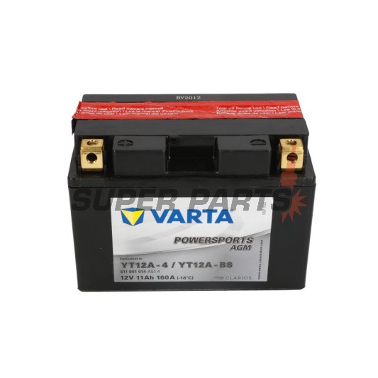 Μπαταρία -VARTA- YT12A-BS, 11Ah 12V