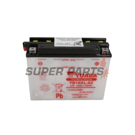 Μπαταρία -YUASA- YB16AL-A2, 17Ah 12V
