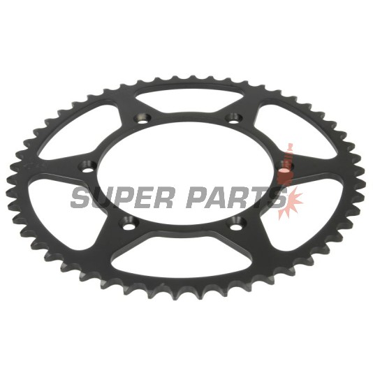 Πίσω γρανάζι -JT- JTR460,52, 52 δόντια, ατσάλινο, Kawasaki KDX 200 1983-1985, 1987-2006, KDX 220 1997-2005, KH 100 1984-1992, KH 125 1983-1998, KLX 250 1991-2000, 2006-2020, KLX 300 1997-2007, KLX 450 2008-2020, KLX 650 1993-1996