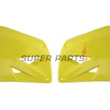 Μπροστινά πλαϊνά πλαστικά -POLISPORT- κίτρινα, SUZUKI RM 125/250 2001-2008