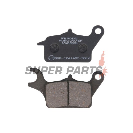 Τακάκια φρένων -FERODO- FDB2297EF, Yamaha MW Tricity 125 2014-2018