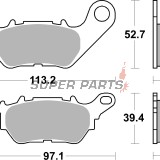 Τακάκια φρένων -BREMBO- 07YA53CC, Yamaha MT-03 320/321/321 ABS (2015-2022)
