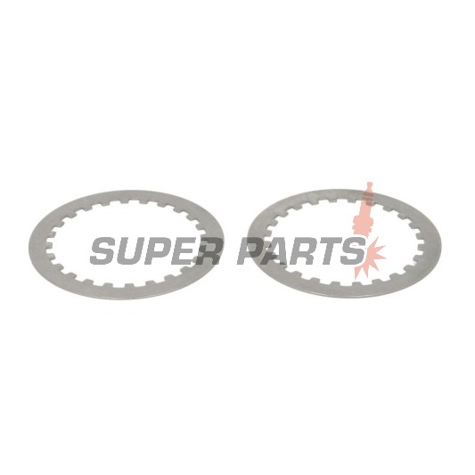 Σετ ατσάλινων δίσκων συμπλέκτη -TRW- MES331-2, Honda CRF80F (2004-2012), NSR50/50S (1989-2000), XR80/80R (1979-2003)