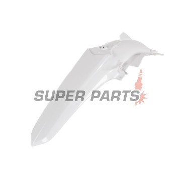Πίσω φτερό/ουρά -POLISPORT- λευκό, YAMAHA YZ 125/250 2022-2023