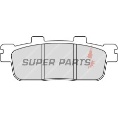 Τακάκια φρένων -FERODO- FDB2226EF, Peugeot LXR 125/200, SYM GTS/HD/Joymax/Joyride 125-250, TGB X-Motion 125/250 2003-2012