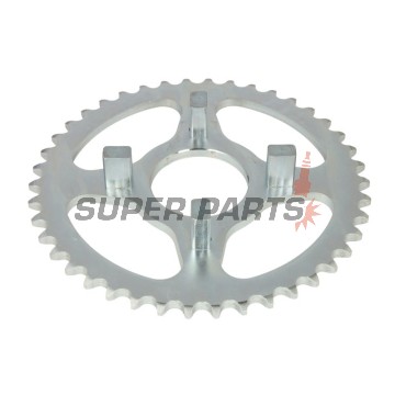 Πίσω γρανάζι -JT- JTR256,42, 42 δόντια, ατσάλινο, Honda ATC 70 1976-1985, C 50 1970-1975, CB 50 1975-1982, CF 50 1979-1996, CT 70 1991-1994, ST 50 1988-1991, ST 70 1990-1996, XR 80 1979-1983