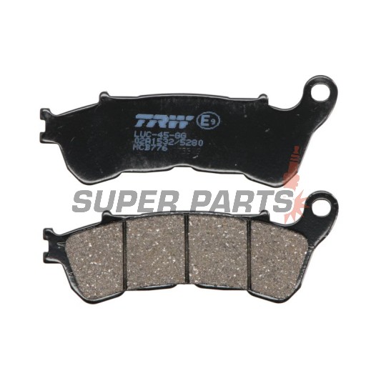 Τακάκια φρένων -TRW- MCB776, Harley-Davidson XL883-1200 Sportster + Honda CB-CBF-CBR/FES-FJS-NSS Forza/NC-NT-SH-ST/VFR-VT-XL + Suzuki Burgman/Sixteen/Boulevard-Intruder 1800 (2004-2018)
