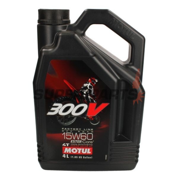 Λάδι κινητήρα -MOTUL- 15W60, πλήρως συνθετικό + εστέρας, 4L