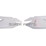 Πίσω πλαϊνά πλαστικά -POLISPORT- λευκά, SUZUKI RM-Z 250 2019-2023