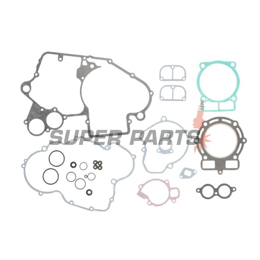 Πλήρες σετ φλαντζών κινητήρα -WINDEROSA- KTM EXC 400 2000-2006, KTM EXC 450 2003-2007, KTM MXC 400 2001-2002, KTM MXC 450 2005, KTM SX 400 1998-2002, KTM XC-W 400 2007, KTM XC-W 450 2007