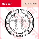 Σιαγόνες φρένων -TRW- MCS907, 160x30mm, Suzuki DR 750S Big (1988), GN 250 (1983-1997), GR 650X (1985-1989), GS 450E (1988), LS 650 Savage/650F/650P (1986-2000), LT-A 400F Eiger 2x4 Automatic/Eiger (2002-2007), LT-F 400 Eiger 2x4/400F Eiger 4x4