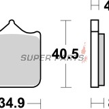 Τακάκια φρένων -BREMBO- 07BB33SA, Aprilia RSV Mille/Benelli TnT/BMW S1000RR/Ducati Monster S4R/KTM Super Duke 990
