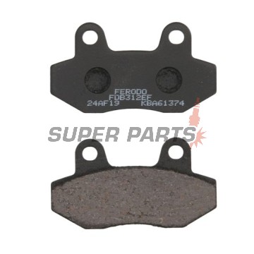 Τακάκια φρένων -FERODO- FDB312EF, Honda CH Spacy/MBX 50-125, Hyosung GT/GV Aquila/Karion/XRX 125-650, Kymco Pulsar 125, Peugeot Django/Speedfight IV 50-125 1985-2015